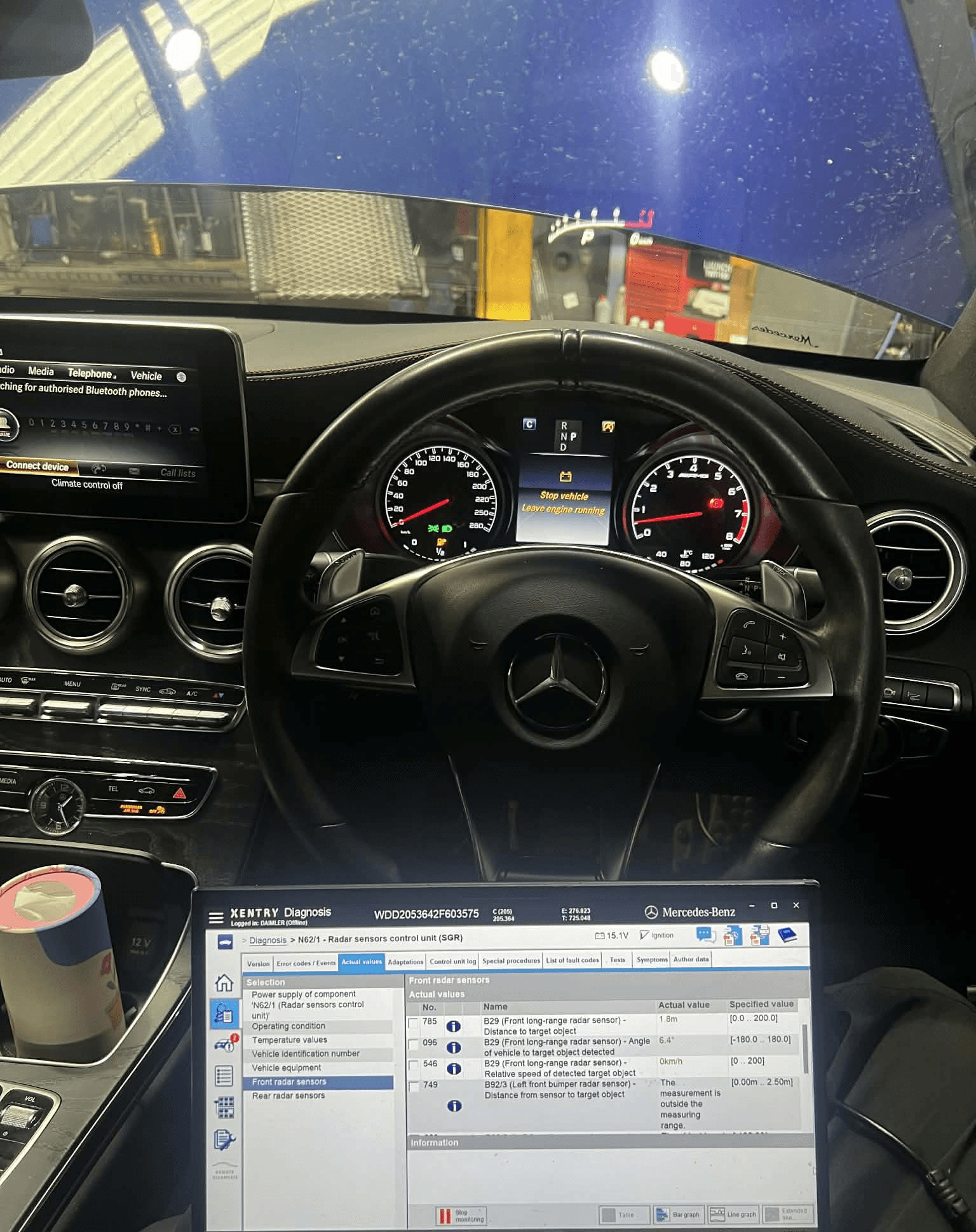 Calibrated Radar W205